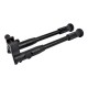 WELL FOLDABLE METAL BIPOD, This Well Foldable Metal Bipod is designed to stabilise rifles for accurate fire and steady observation